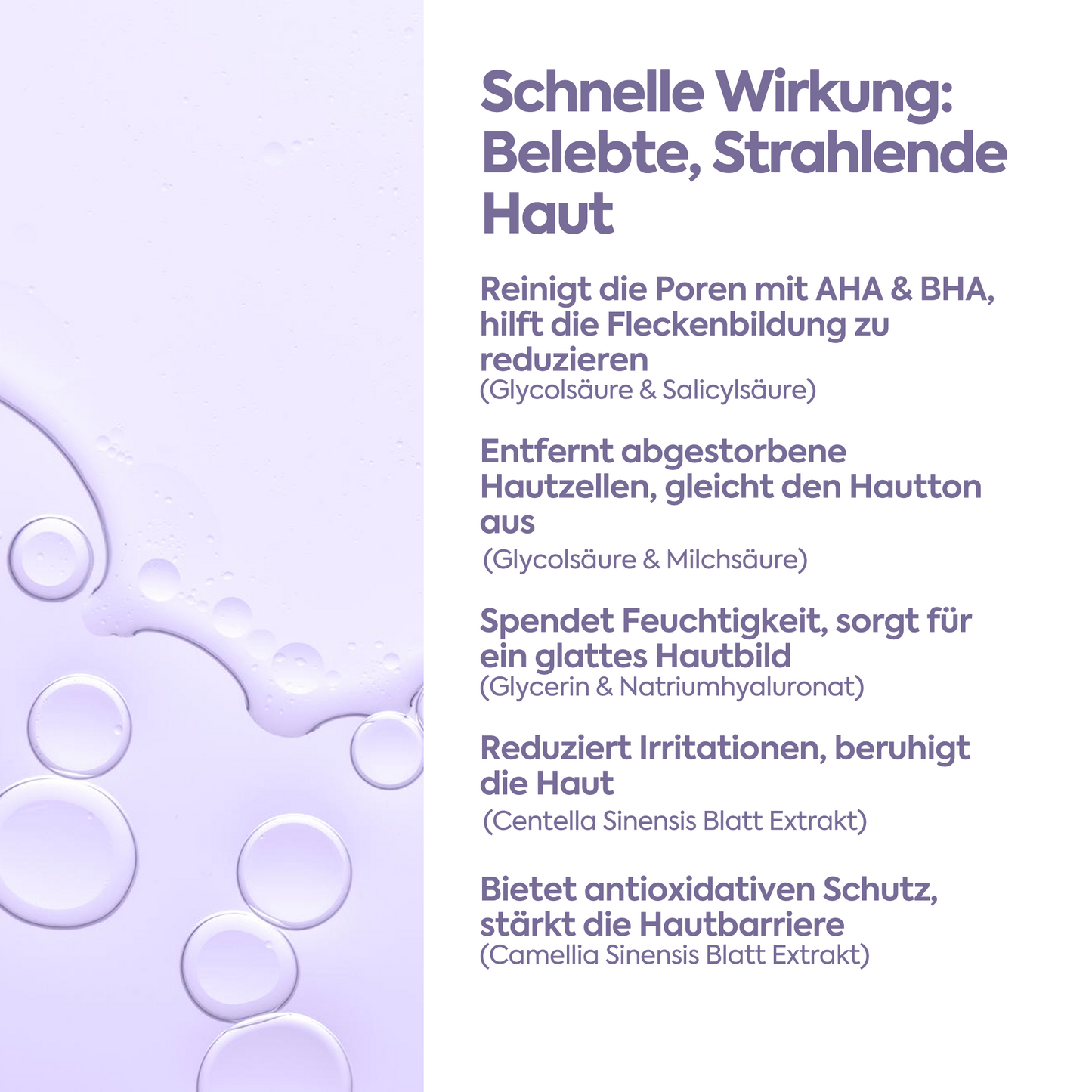 Hautton-ausgleichendes Peeling – Exfoliating AHA-BHA Serum 50 ml