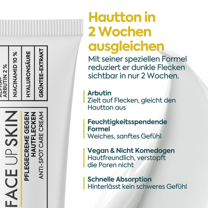 Aufhellende Anti-Flecken-Creme – FACEUPSKIN® Spot Cream 40 ml