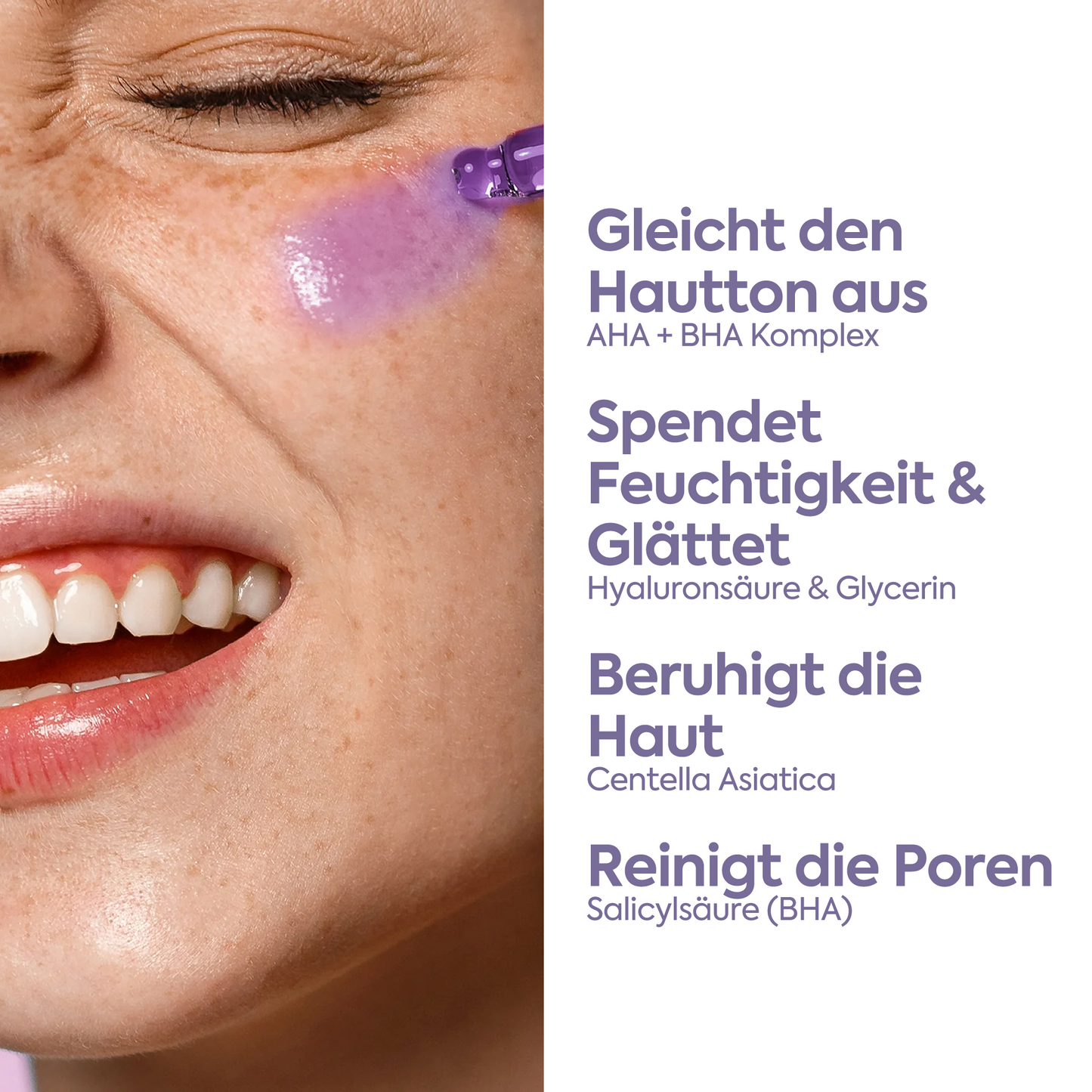 Hautton-ausgleichendes Peeling – Exfoliating AHA-BHA Serum 50 ml