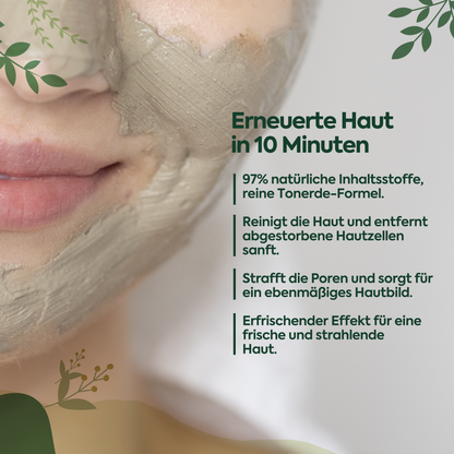 Tonerde-Maske gegen abgestorbene Hautzellen – 100 ml