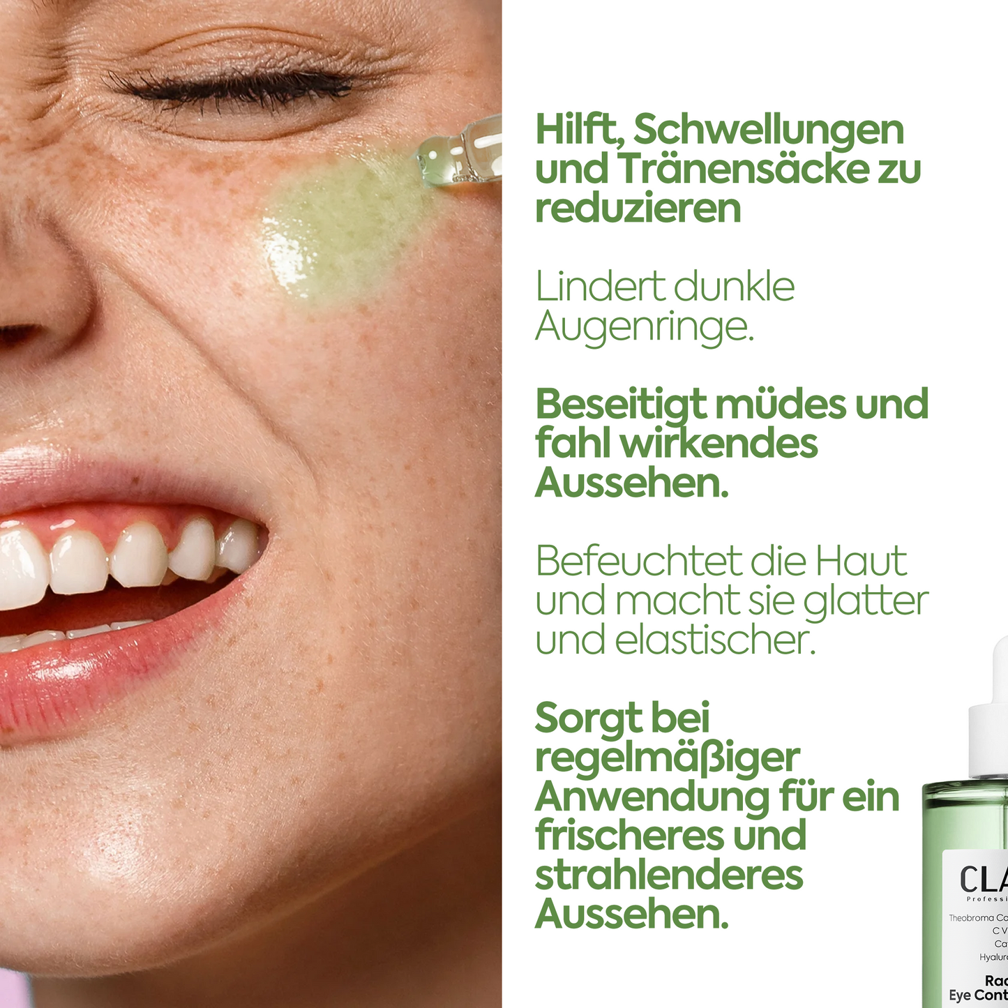 Augenkontur-Serum gegen Tränensäcke – Radiant Eye Contour Serum 50ml
