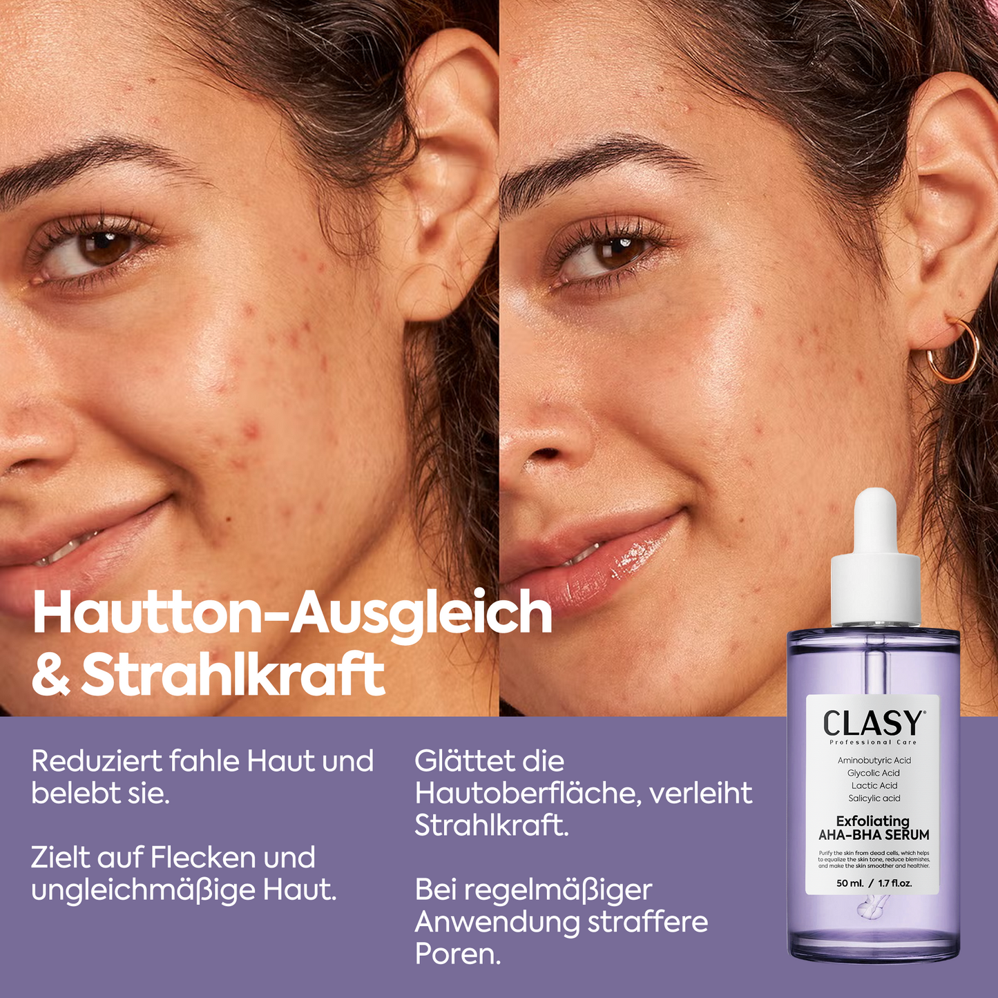 Hautton-ausgleichendes Peeling – Exfoliating AHA-BHA Serum 50 ml