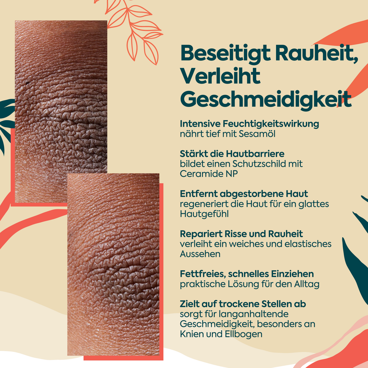 Pflege gegen Risse an Knien und Ellbogen –  Crack Repair 100 ml