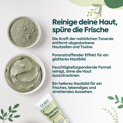 Tonerde-Maske gegen abgestorbene Hautzellen – 100 ml