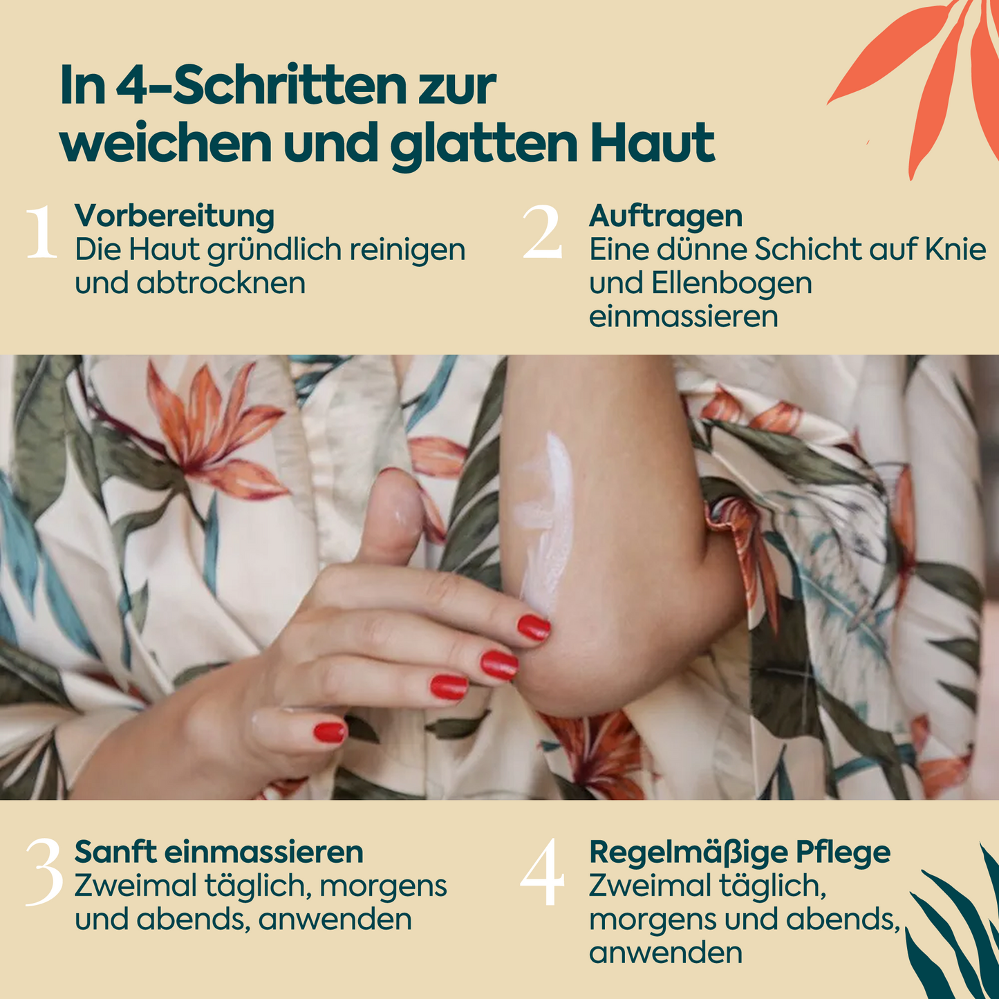 Pflege gegen Risse an Knien und Ellbogen –  Crack Repair 100 ml